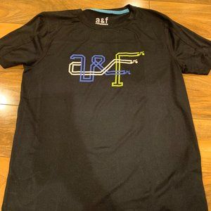 Black Synthetic Tee